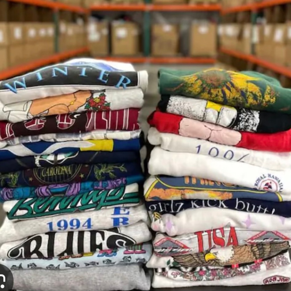 Set of 10 CREW neck random sweatshirt bundle